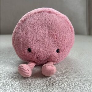 JellyCat Amuseable Macaron Raspberry Plush Retired Food Pink